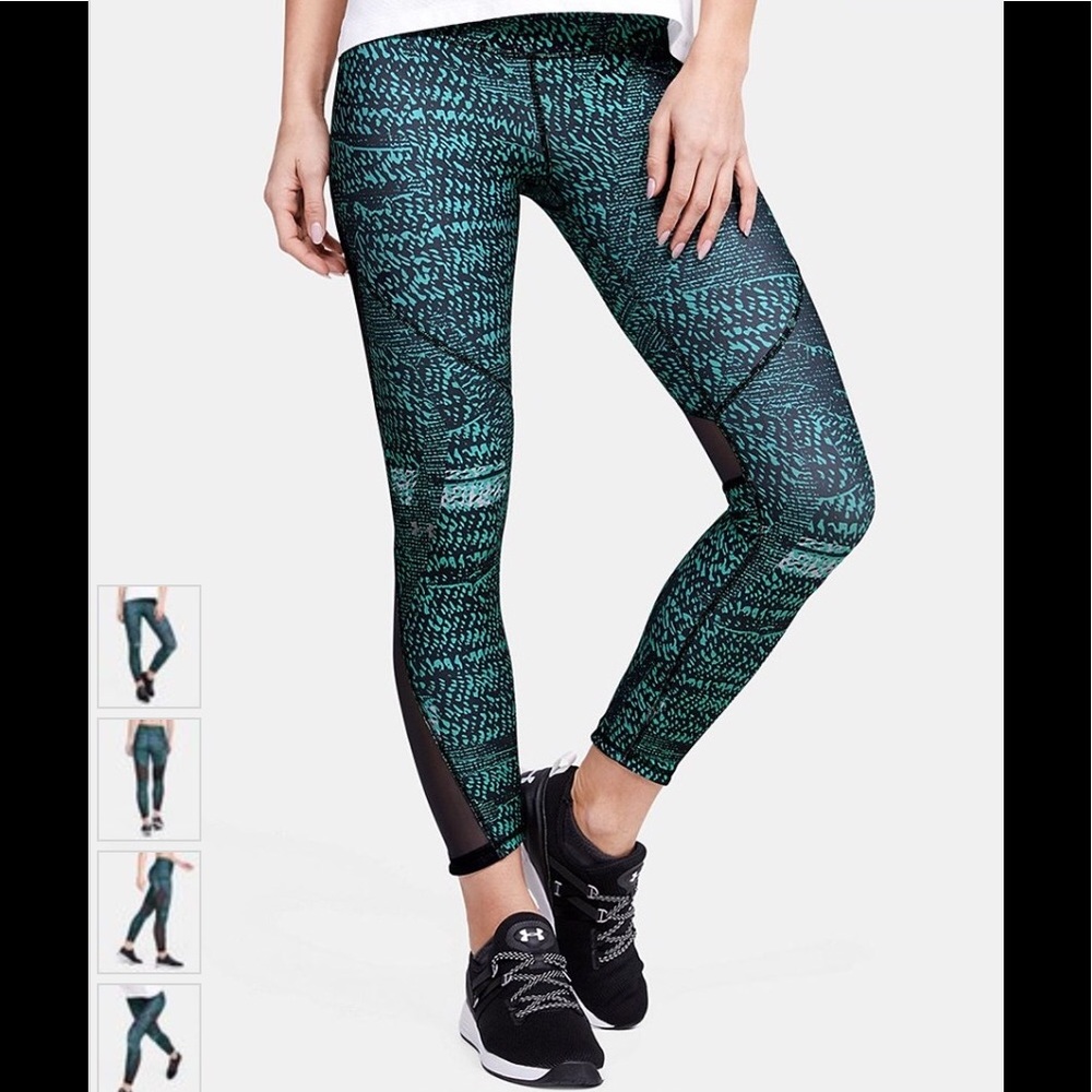 ❣️2/$20 EUC Under Armour Mesh Crop Leggings